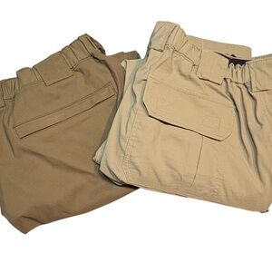 Duluth Trading Co TWO Pair Men’s Pants. XL 30” inseam